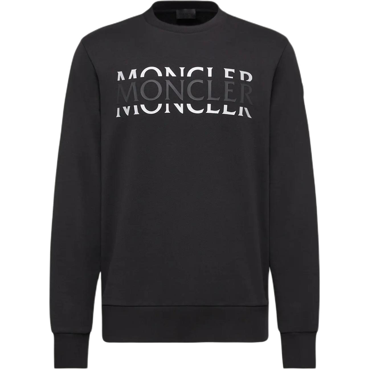 Moncler Letter Long Sleeve Crew Neck