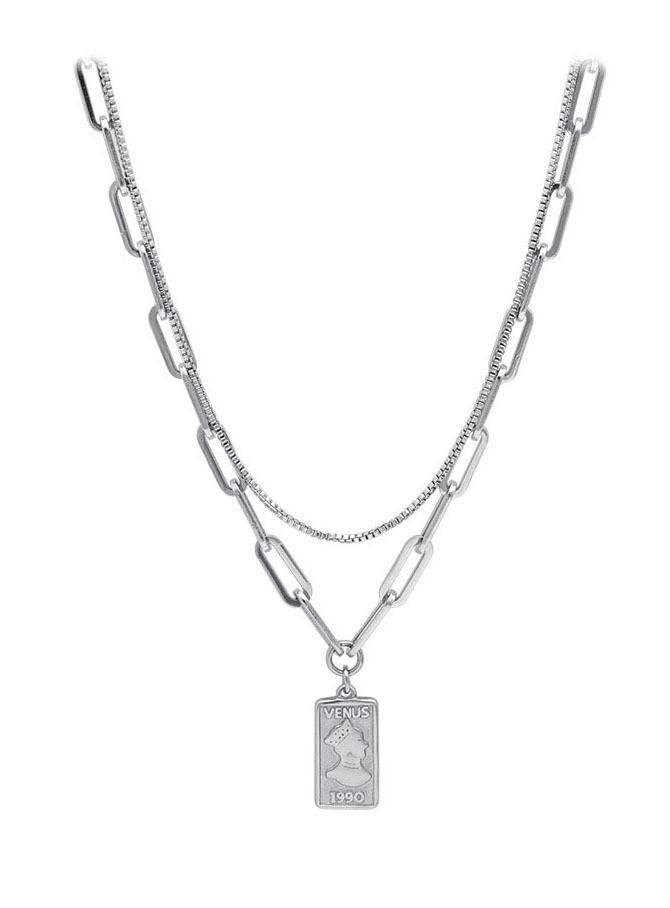 Unisex Kupferlegierung Halskette Galvanisiert Langlebig Nicht Verblassend Schmuck Pullover Kette Personalisierbares Modeaccessoire