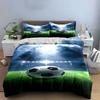 Soccer Ball, Stadium, Lights. Bedding Sets Duvet Cover Sets Duvet Covers Pillowcases(1 * Duvet Cover 2 * Pillowcases Without Duvet Insert)