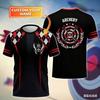 Lustige Herren-T-Shirts Mode Personalisierter Name Kurzarm-Tees Lässige O-Ausschnitt Lockere Oberteile Bogenschützenverein Teamkleidung