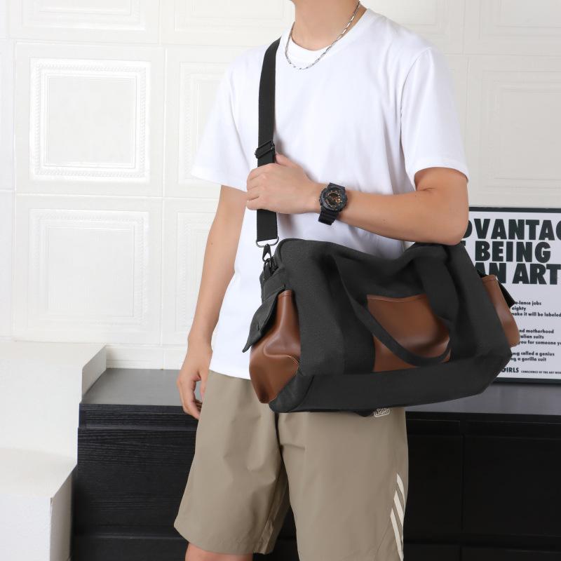 

Дорожня сумка 2024 Нова сумка для коротких відстаней Студентська багажна сумка легка полотняна сумка для фітнесу великої місткості