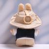 For Labubu Pendant First And Second Generation Labubu Denim Vest Glasses Set Labubu Doll Clothing Replacement Collection