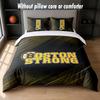 Set Biancheria da Letto Design Boston Bruins 1 Copripiumino + 2 Federe Morbido Traspirante Biancheria da Letto per la Casa