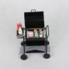 Tiny Iron Grill Miniature For Dollhouses Enthusiasts To Create Outdoor Settings