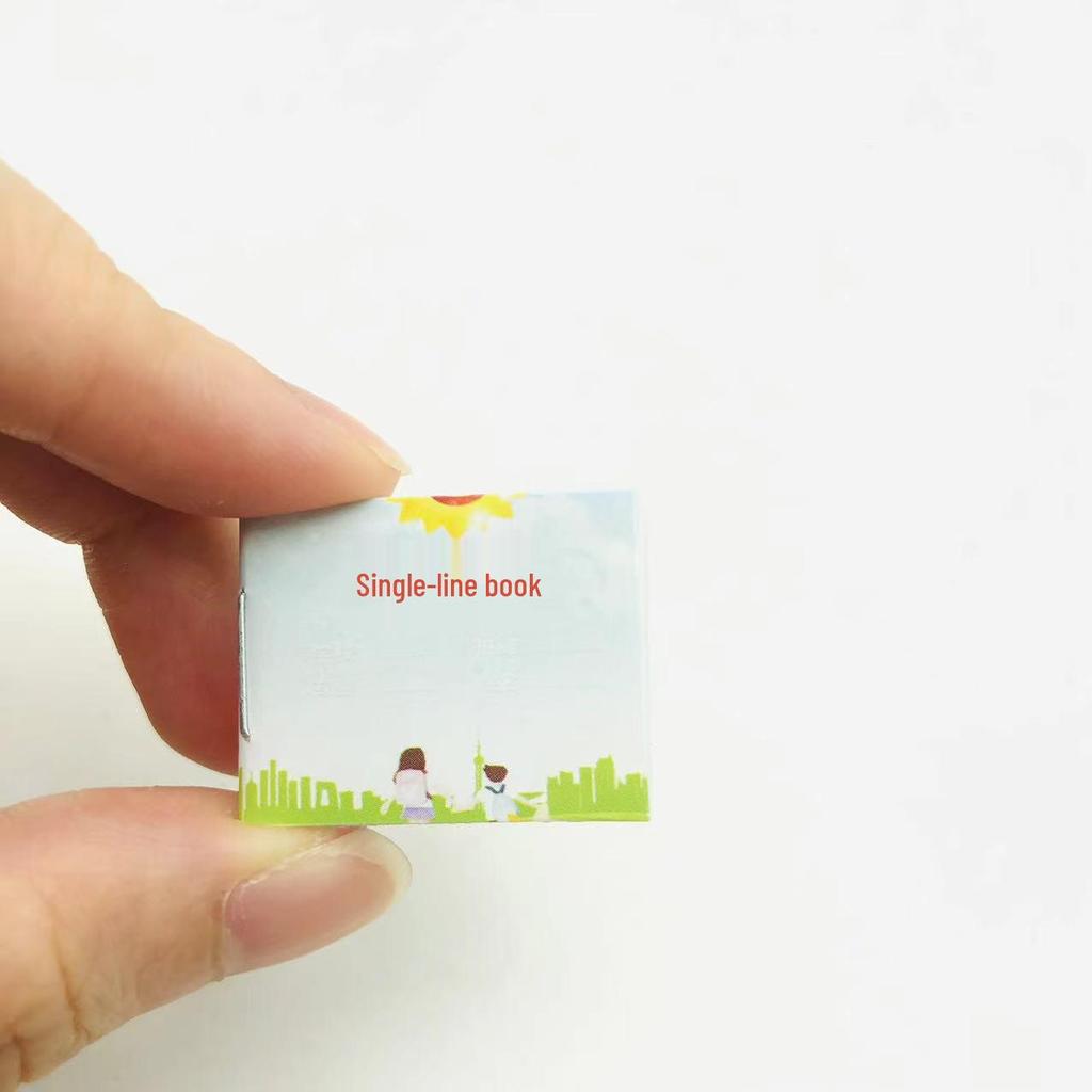 Miniature Office Model Stationery Set: Pencil Case, Notebook, Sketchbook, Ruler, Caliper, Crayon (1:12 Scale)