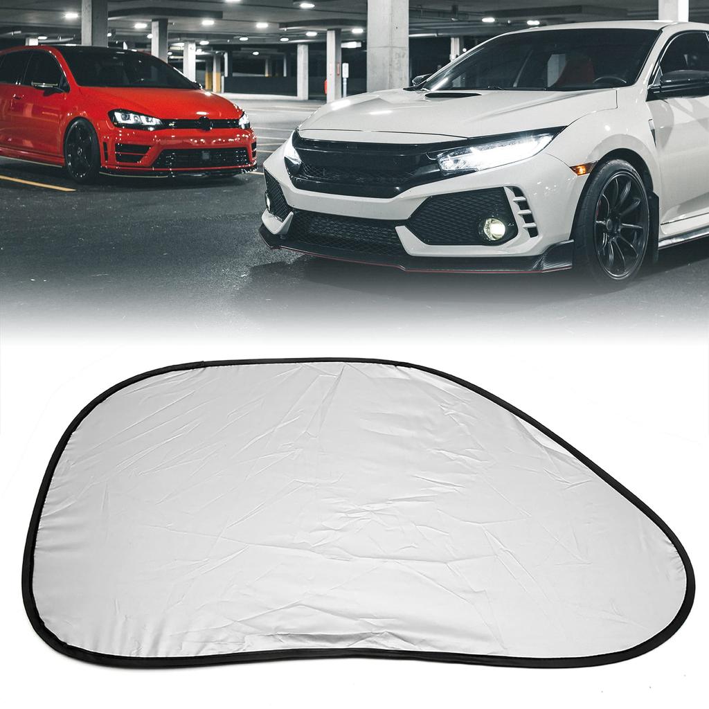 uxcell Car Sun Shade Front Car Sun Shade Sun Shade Foldable Visor Cover Light