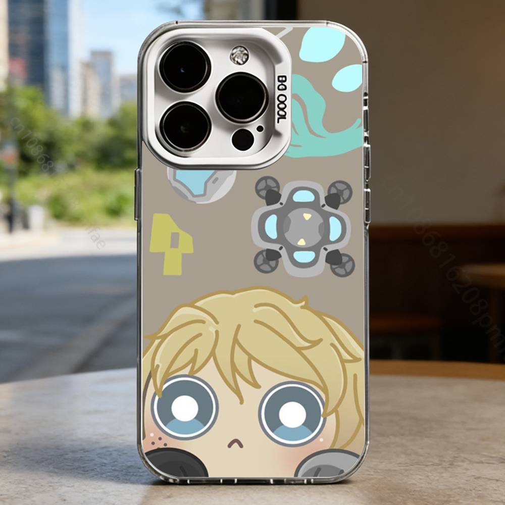 

Cartoon V-Valorant Hard Phone Case for IPhone 17 16 15 14 13 12 11 Pro Max Plus16E X XR XS Max shockproof Full Cover iPhone14Plus