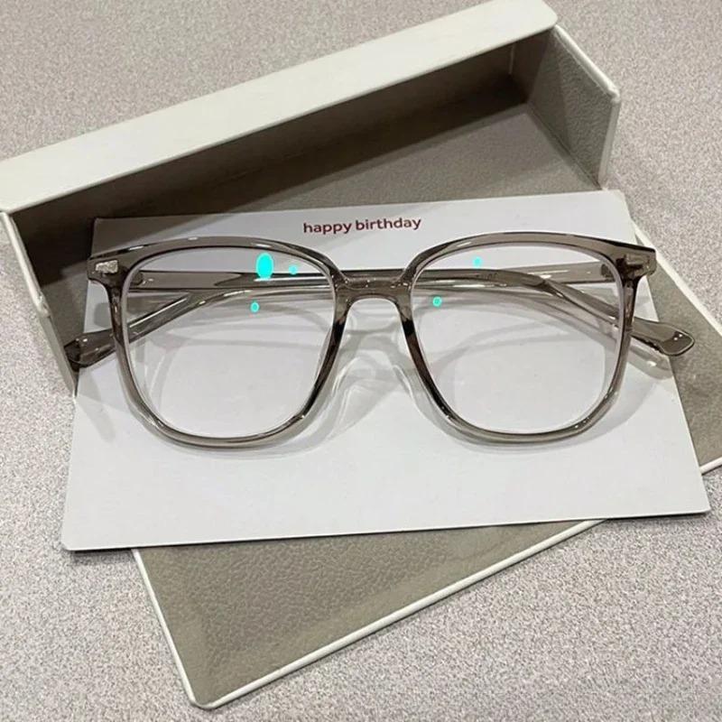 European and American Classic Square Frame Glasses For Men Women Fashion Goggles Optical Spectacle Flat Lens Computer Eyeglasses