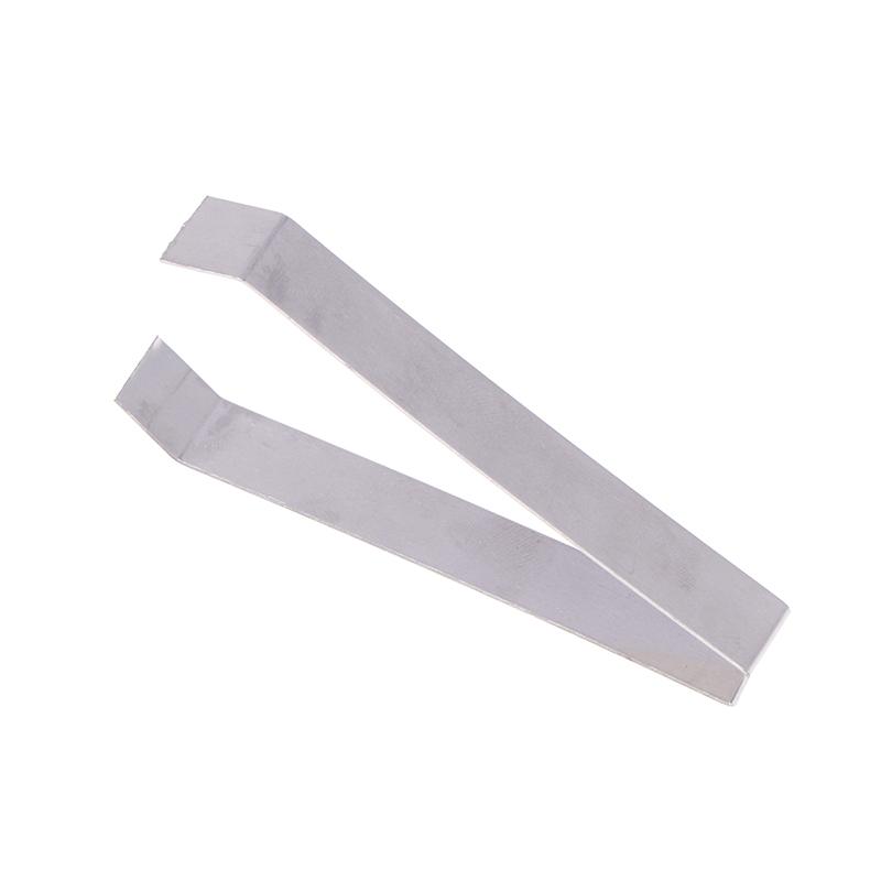 1 éplucheur d'ail en acier inoxydable, pince à épiler manuelle, gadget de cuisine