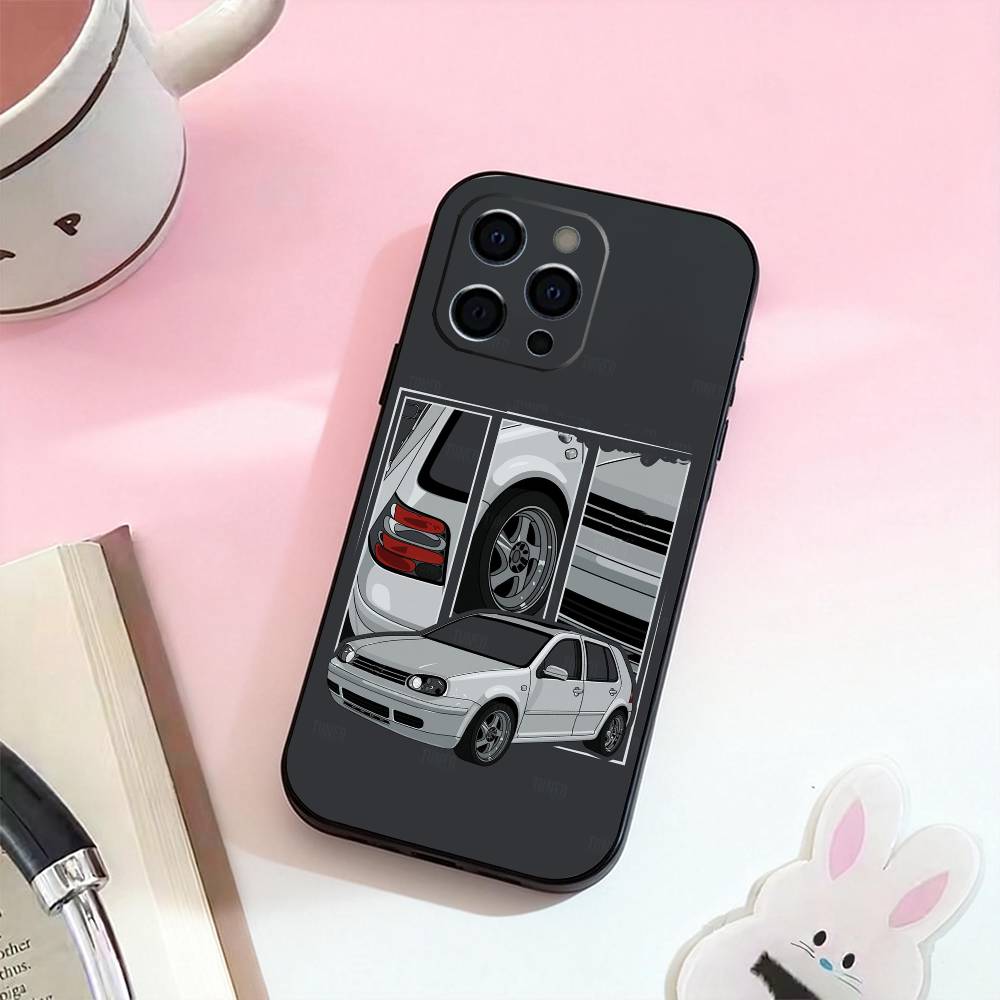 Cool G-Golf Car Phone Case Silicone Soft For IPhone 17,16,15,14,13,12,11,XS,Plus Pro Max