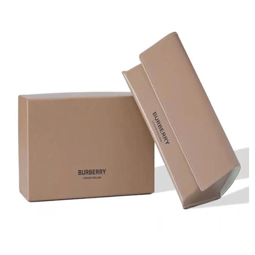 Burberry Temple Letter Logo Irregular Sunglasses Women’s Black