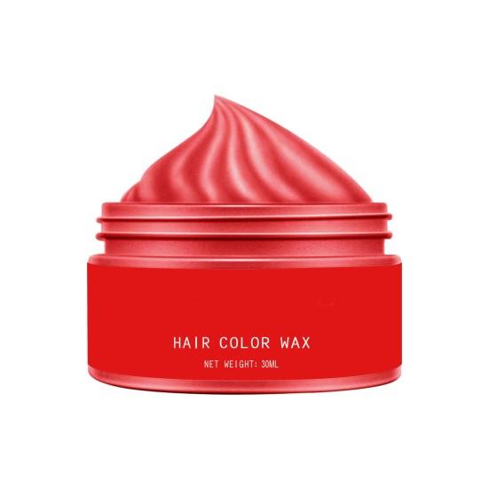 30ml Hair Color Wax Disposable Fast Molding Multiple Colors Natural Hair Styling Wax for Adult