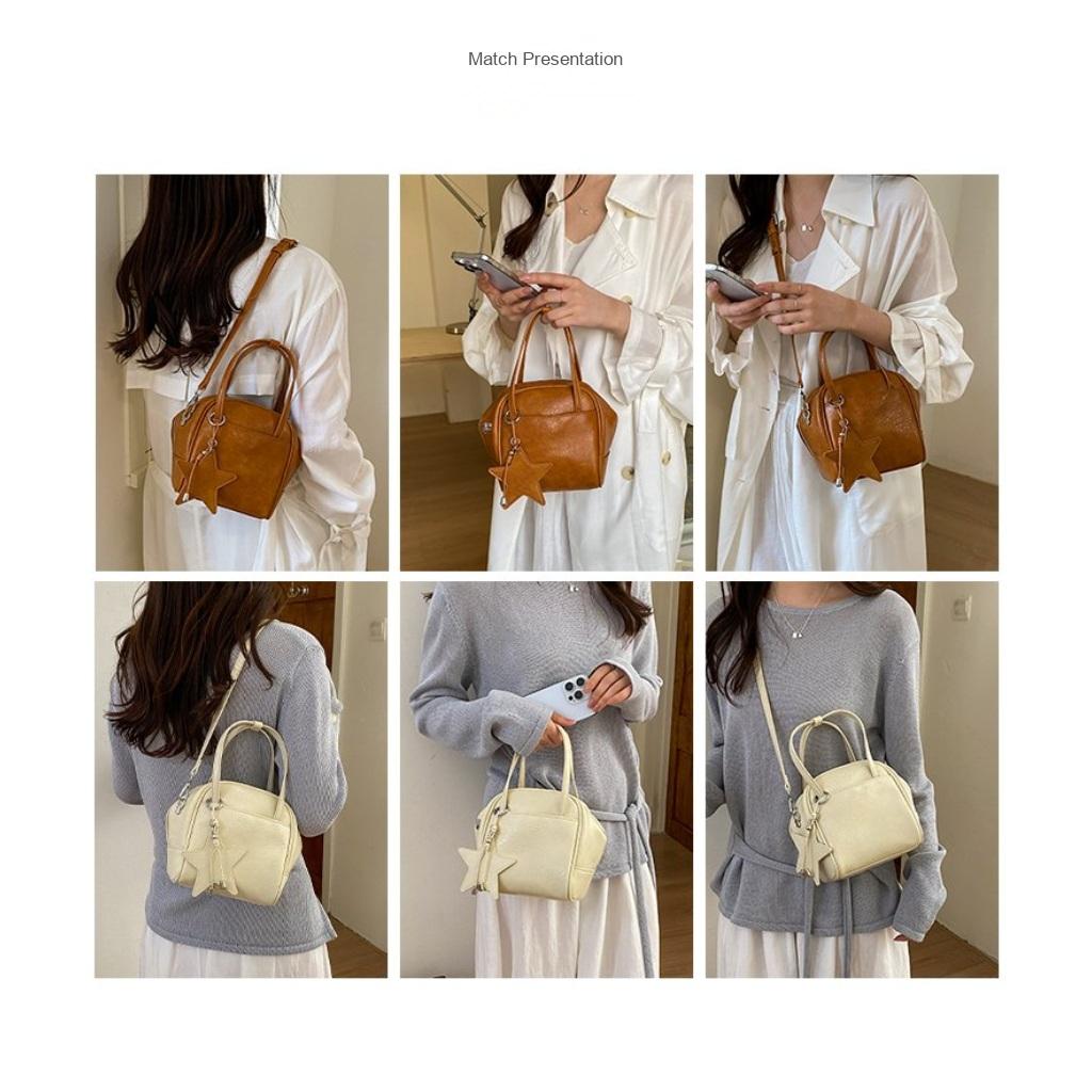 Xeie Thuk Crossbody Bag Women PU Adjustable Strap Daily Casual