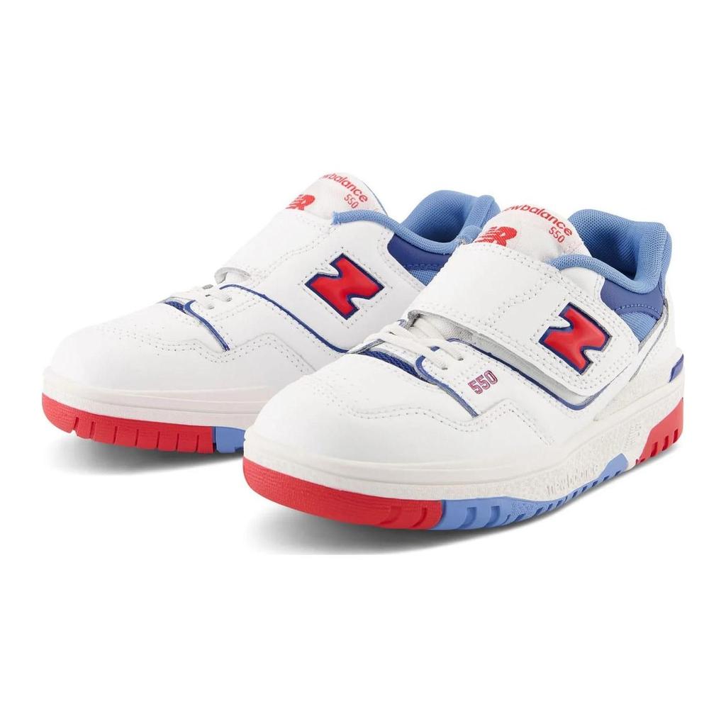 New Balance 550 Little Kid White True Red Kids Sneakers PHB550CH