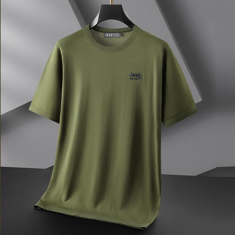 

JEEP SPIRIT Men s Ice Silk Quick-Dry Short Sleeve T-Shirt L