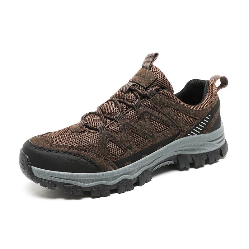 Chaussures de randonnée antidérapantes pour hommes grande taille - Résistantes à l'usure et idéales pour le camping, le sport, la course à pied et l'alpinisme.