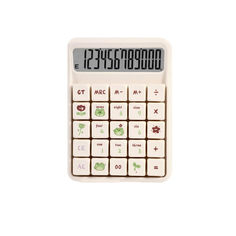 

Detachable Mute Mahjong-Sound Calculator Mechanical Buttons Cartoon Electronic Calculators Cute Large Screen