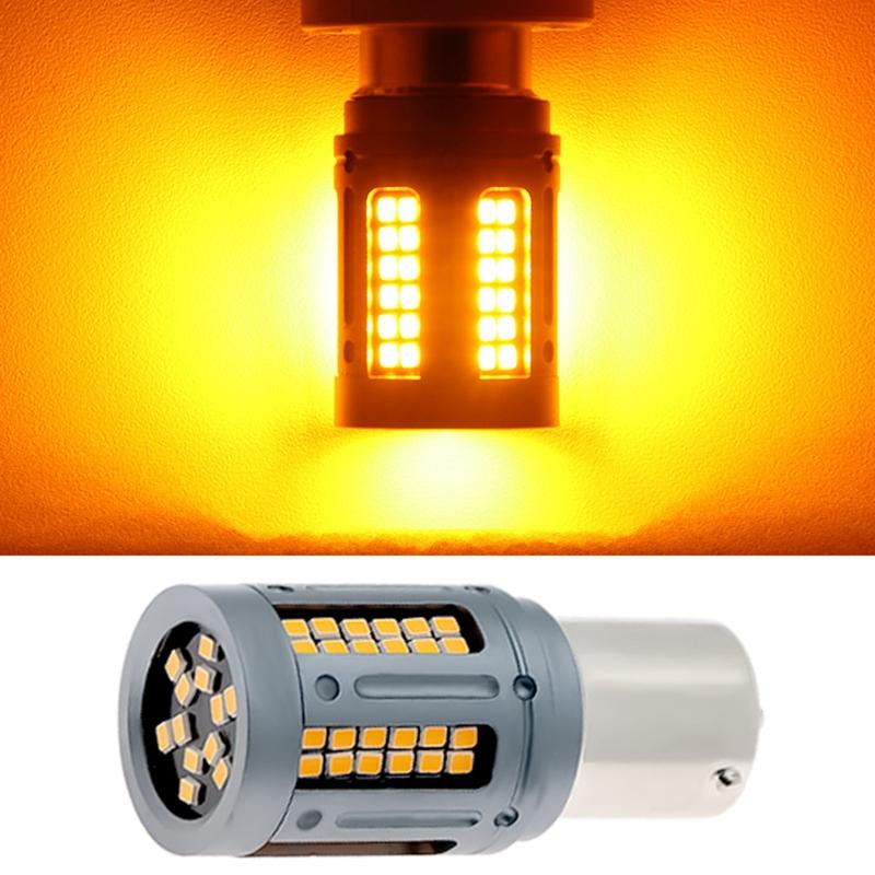 2Pcs Automotive Headlamp Indicator Light LED Bulb 84SMD 6000K Car Fog Light Bulb Automotive Light Bulbs