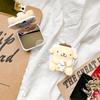 Cartoon Cute Puppy Mobile Phone Airbag Bracket Wind Back Sticker Retractable Flip Mirror Portable