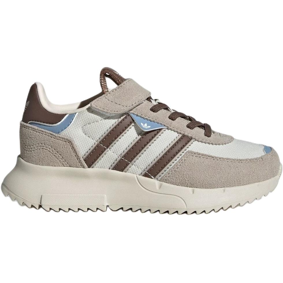 Adidas Originals Retropy F2 CF EL C Comfortable Versatile Low-Top Casual Shoes Kids sneaker Brown KI8787