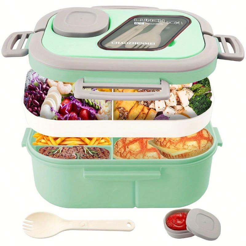 1 Bento-Box für Erwachsene, Salatbehälter, Groß 40,5 oz. Salatschüssel, Bento-Schale für Toppings