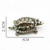 Vintage Messing Krokodil Schildkröte Ornamente Zuhause Schildkröte Schlüsselanhänger Anhänger Tee Haustier Ornamente Schildkröte Handwerk Figuren Großhandel