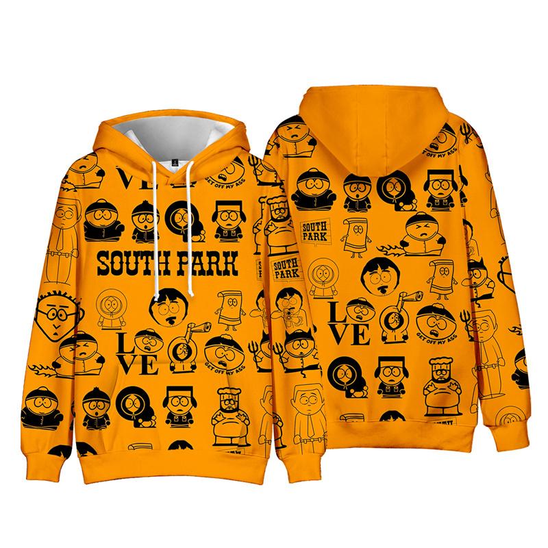

Толстовка South Park для мужчин, женщин, унисекс, с графическим принтом, крутая уличная одежда, худи, пуловер с длинным рукавом XS