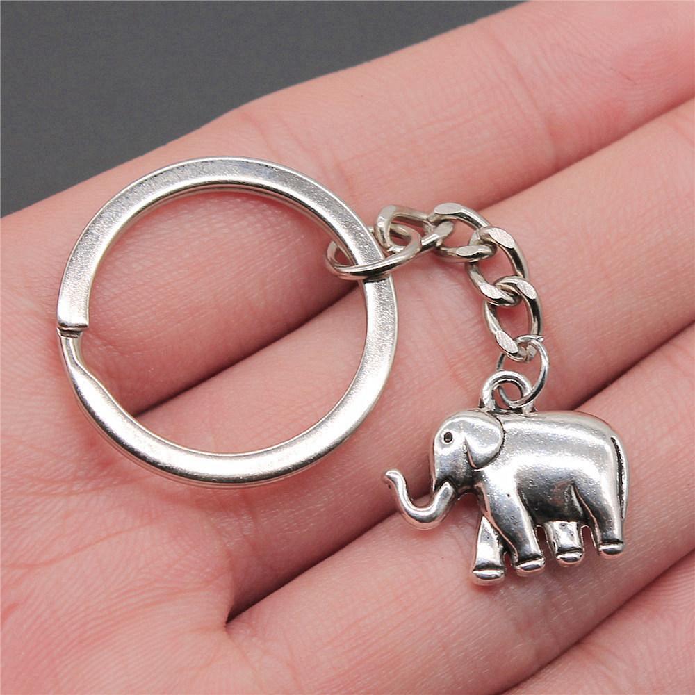 Big Elephant Animal Keychain for Women Best Seller Sweet Christmas Gift Streetwear Car Key Ring