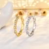 New Ring Light Luxury High-end Accessories for Women Ins Niche Large Zircon 925 Sterling Silver Ring for Women