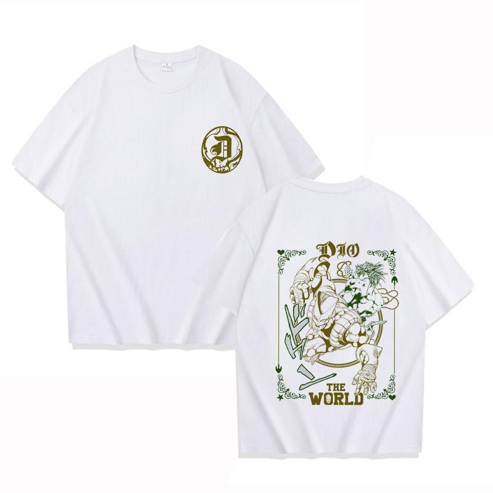 

Летняя Новая Мужская Винтажная Аниме Футболка Jojo Bizarre Кира Killer Queen Японская Аниме Манга Рубашка Мультяшная Футболка Оверсайз Топ M