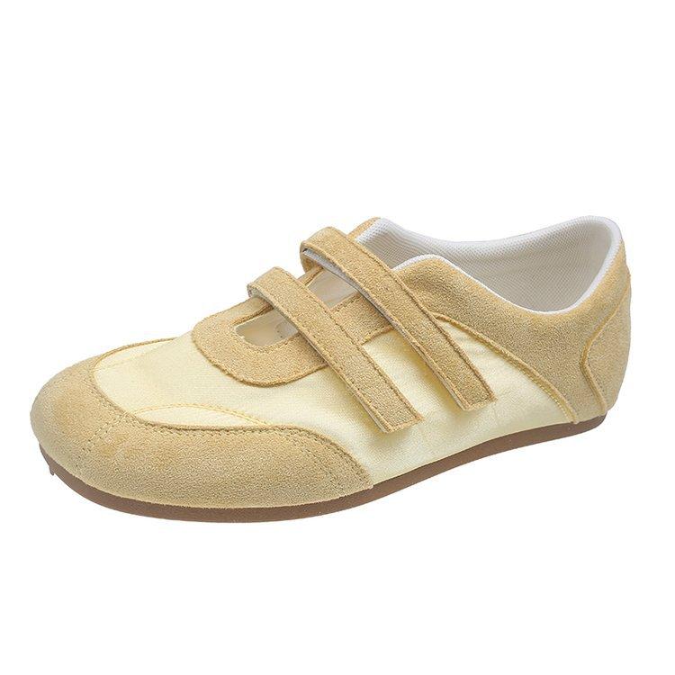 Nuove scarpe da ginnastica tedesche estive con velcro e suola morbida, traspiranti, a suola piatta, sportive, casual, da ballo