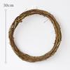Easy to Shape Rattan Ring Artificial Flowers Garland  Perfect for Home Christmas Decor 10cm/15cm/20cm/25cm/30cm/40cm