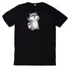 T-Shirt Süßer Waschbär Lustig Racoon Motiv Baumwolle