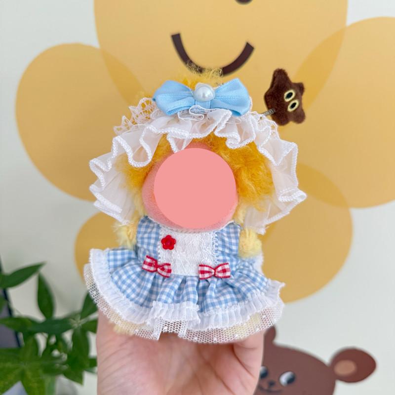 Twinkle Twinkle Doll Costume Puffy Plaid Skirt Sweet Princess Outfit