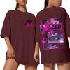 Women's Round Neck Short Sleeve T-shirt Casual Loose Top