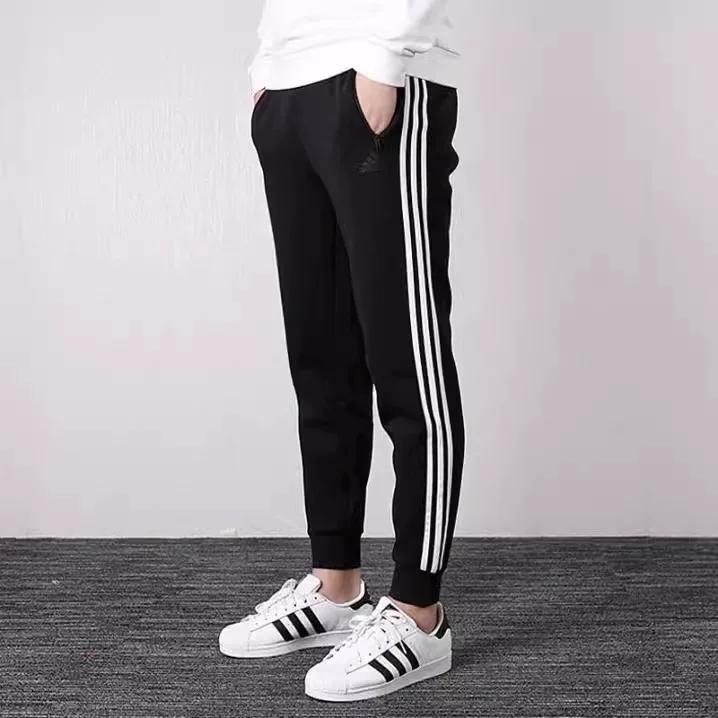Adidas Men s Three-Stripe Knit Tapered Jogger Pants Dw4647 D95951 Ec3313 XL