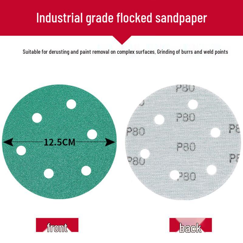 Jintaiyang 240 Grit 5-inch Flocked Self-Adhesive Sanding Discs