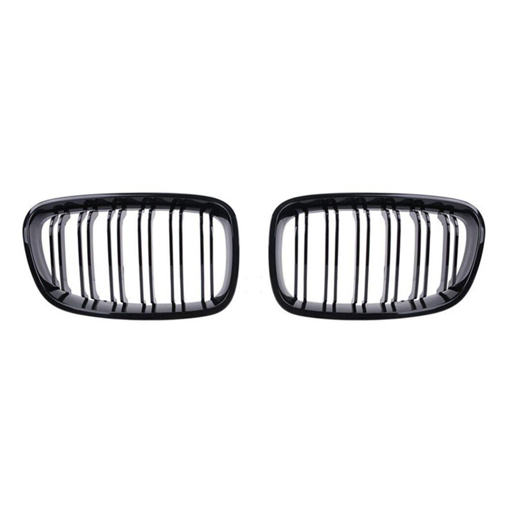 For BMW 1 Series F20 F21 2011-2014 Single/Double/Diamond Style Front Bumper Racing Grille Kidney Mesh Grill Car Replacement