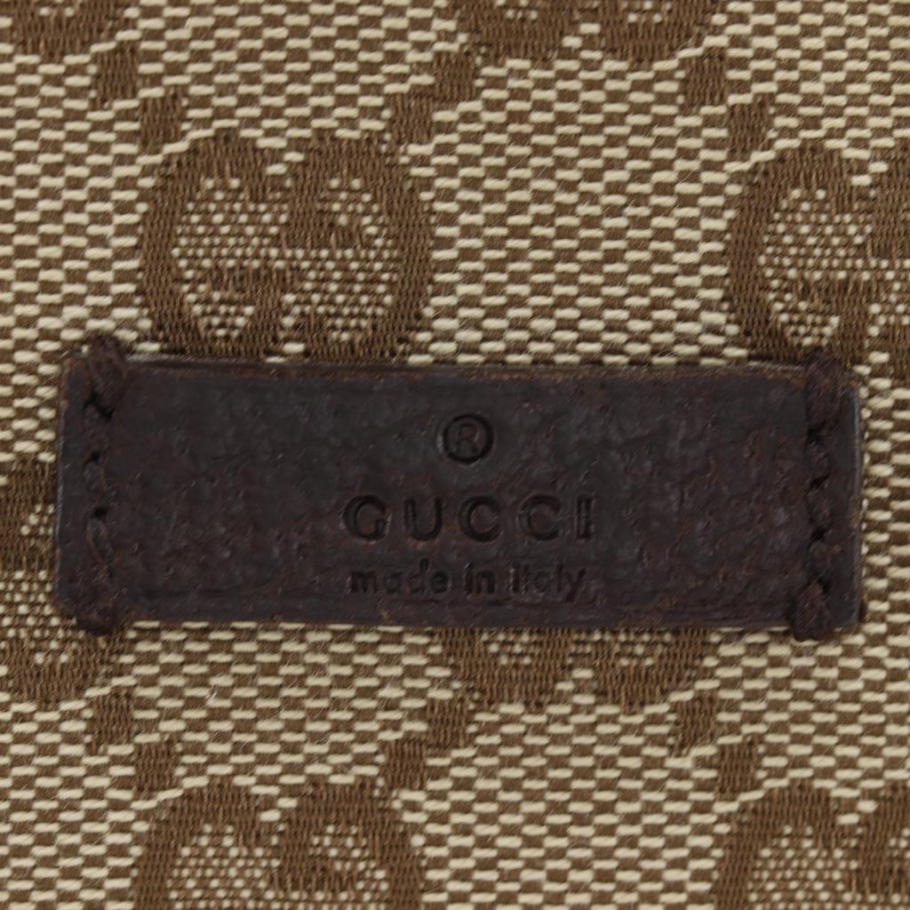 GUCCI Shoulder Bag 122759 Brown GG canvas unisex Used