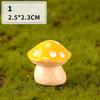 Miniature Resin Mushroom Figurine Decorative Mini Sculpture for Home Garden Yard Lawn Decoration Accessories