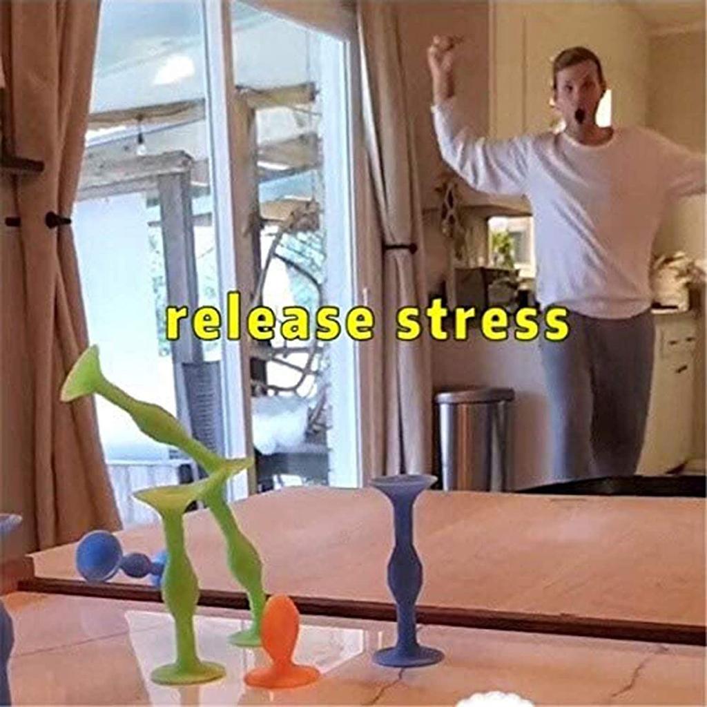 Popular Suction Cup Toy Set 2021 Family Interaction Stress Relief Toys