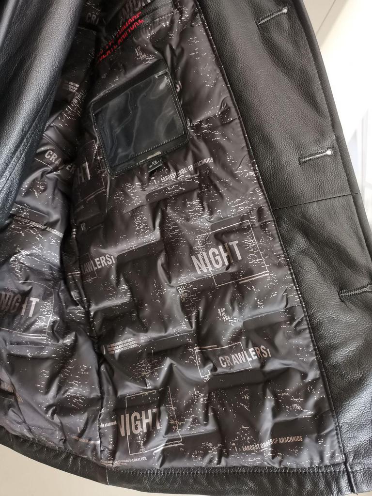 Men's Genuine Cowhide Leather Jacket, Autumn/Winter Business Casual, Optional Fleece Lining