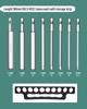 Green Forest Tungsten Steel Hex Wrench & Drill Set with Magnetic Hex Head