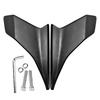 1Pair Motorcycle Winglets Aerodynamic Upgrade Air Wings for Racing Style ABS Downforce Kit For CFMOTO 250SR Modification Parts