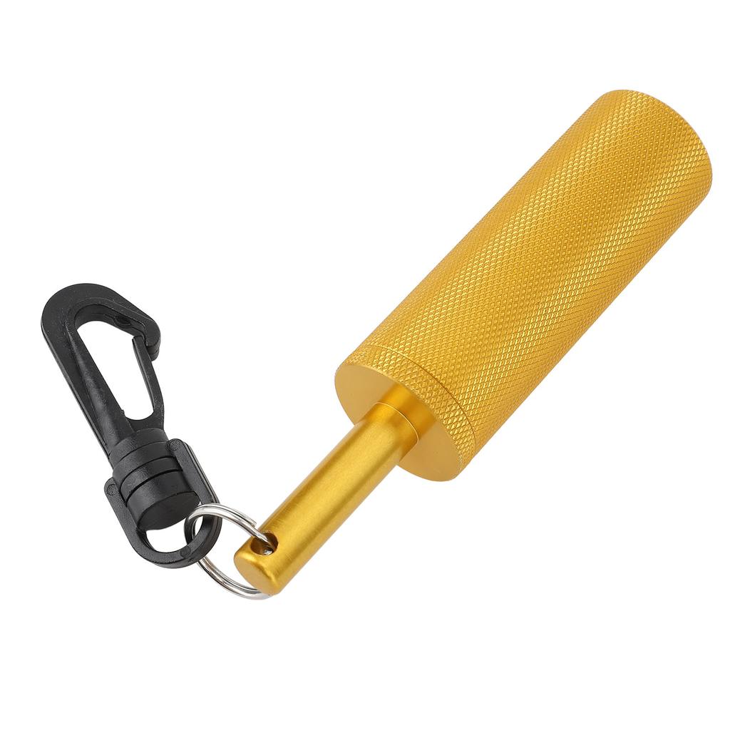 Underwater Shaker Aluminum Anti Slip Texture Steel Balls Included with 360 degrees    Hook Signal   Diving Stick for   Diving