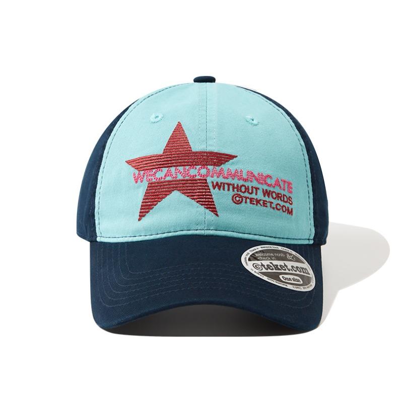 Star Baseball Cap Female Hip Hop Street Cap Tide Versatile Heavy Industry Washed Hat Male Adult