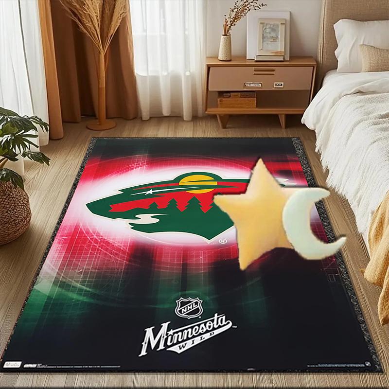 Winnipeg Hockey Team Floor Mat for Living Room, Game Rooms, Office, Bedroom, Office Floor Mat Playful Design, Christmas Fan Gifts