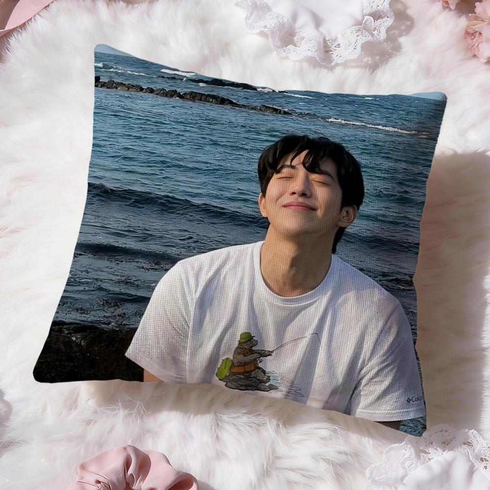 Actor N-Nam J-JooS HyukS Cushion Cover Premium Comfort Reversible Pillow Cove -Two in One Design for Any Room & Car Interior