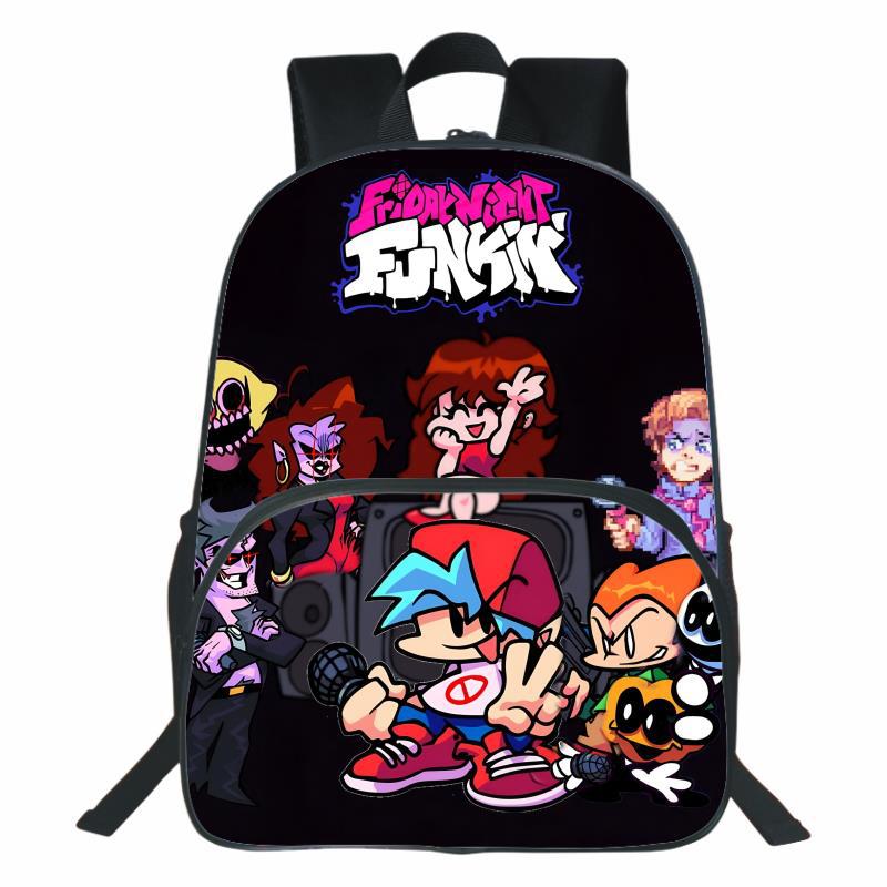 Friday Night Funkin Rugzak Friday Night Funkin Bedrukte Rugzak Anime Grote Capaciteit Jongens en Meisjes Student Reizen Rugzak