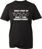 What Part Of Morse Code You Dont Understand Novelty Funny Unisexs Unisex Tshirt